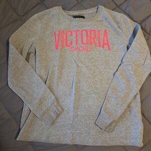 Victoria Sport Gray Long Sleeve Sweatshirt